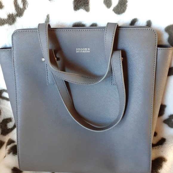 Brooks Brothers Handbags - Brooks Brothers medium gray tote